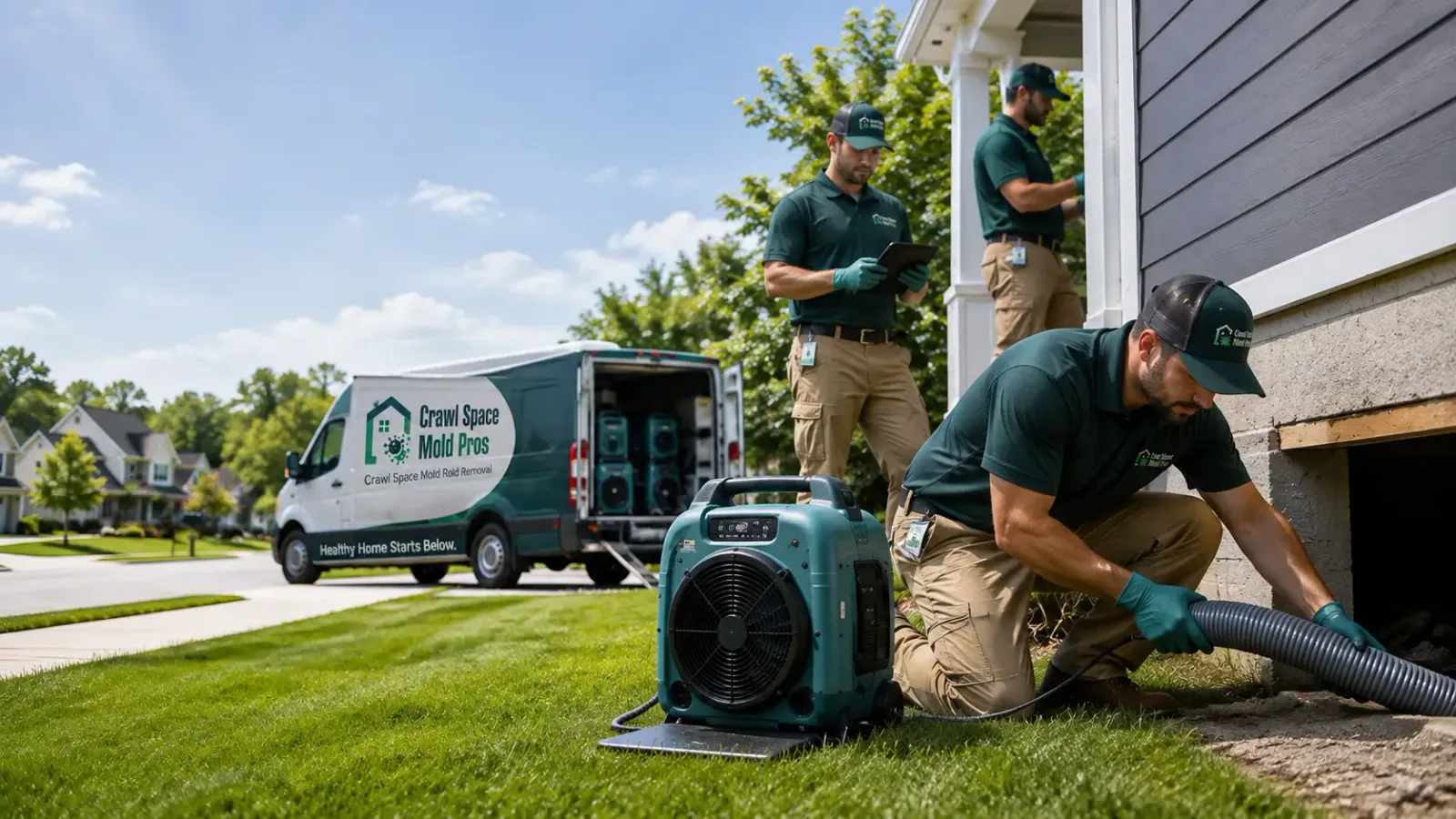 Crawl Space Mold Removal in Arcadia, CA
